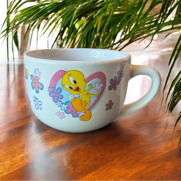 VINTAGE Looney Tunes Tweety Oversized Mug by Gibson - Picture 1 of 11